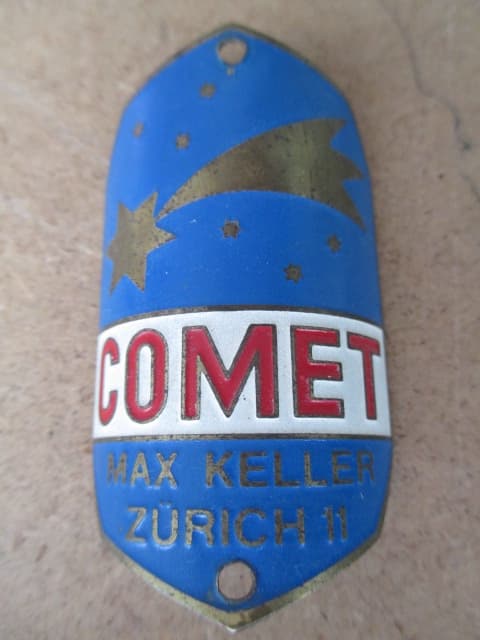 Comet Velo Steuerkopf CH Schild Emblem