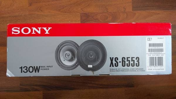 Sony Lautsprecher Auto Car Neu OVP XS-6553 2 Weg 130 Watt