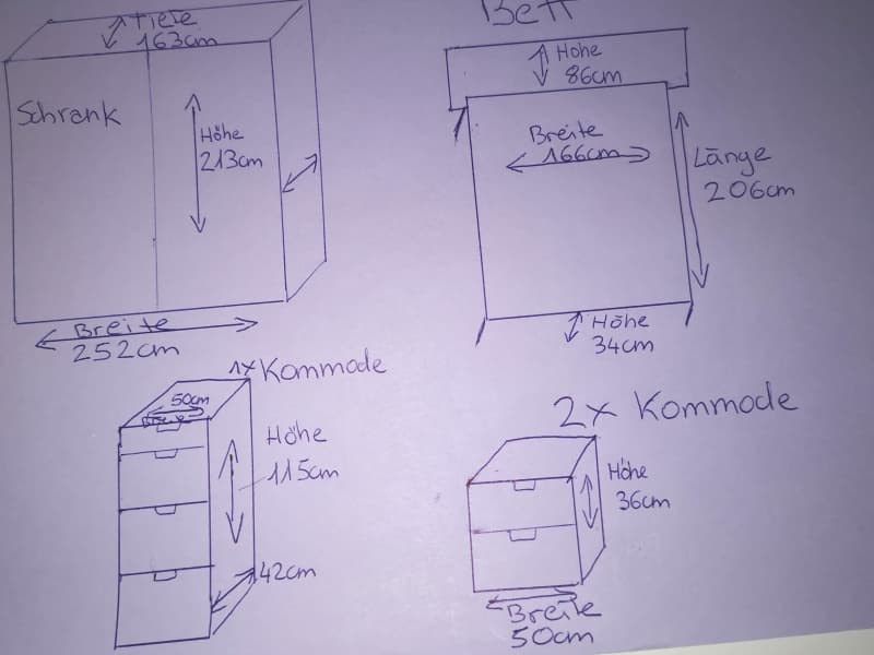 Komplete Schlafzimmer