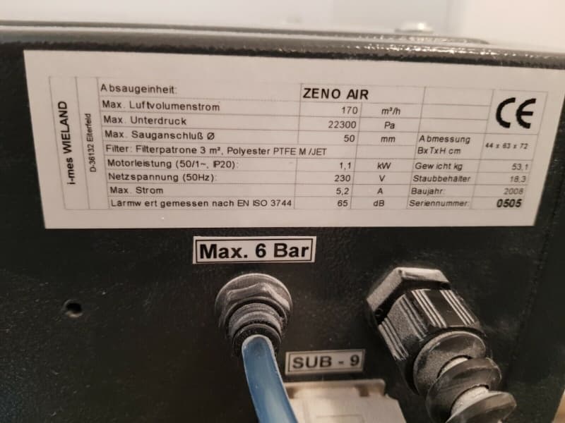 Wieland Imes 2100 CAD/CAM Fräsanlage