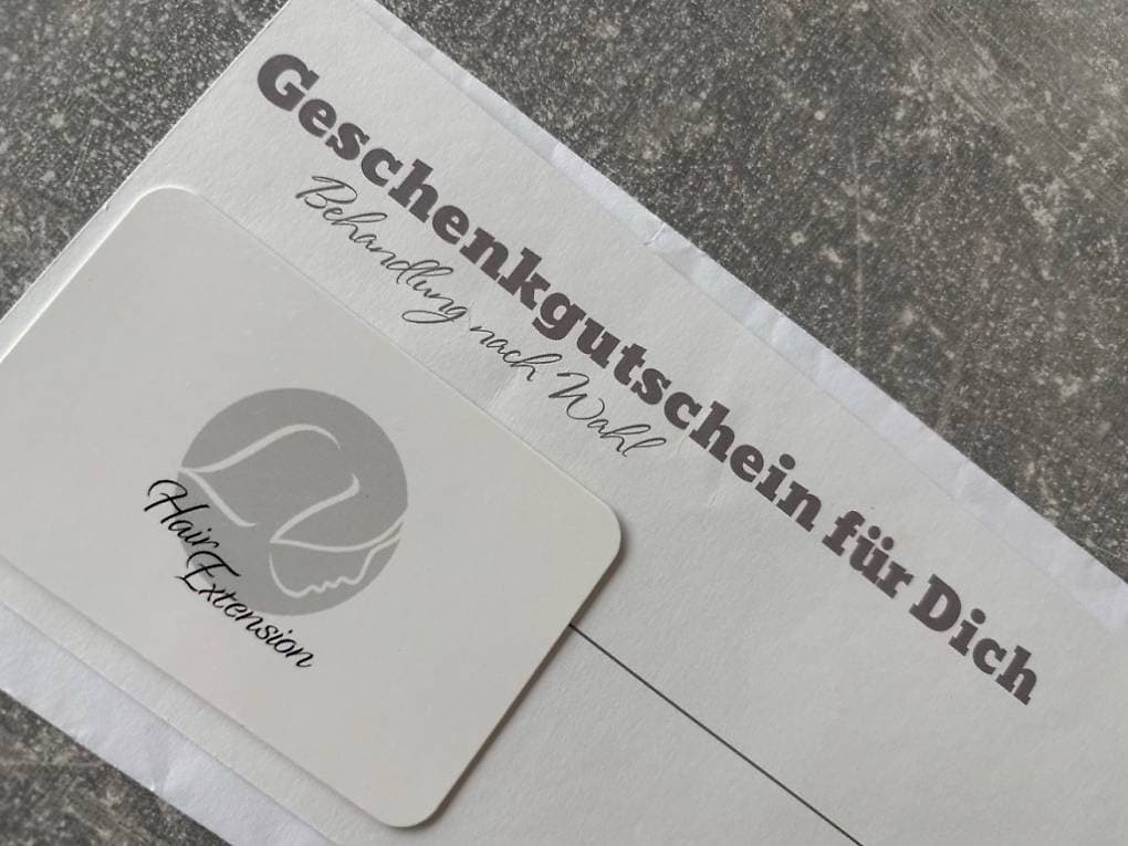 Geschenkgutschein 50.- für Extentions