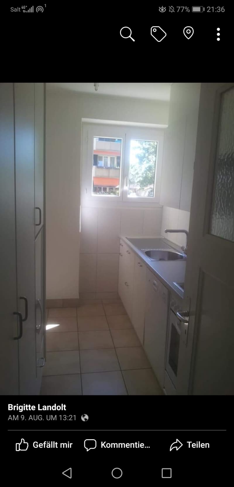 3 Zimmerwohnung im Grünen ab 1. Oktober oder 1. November