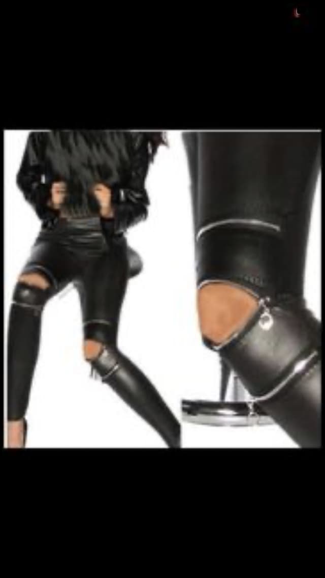 Hose Lederlook