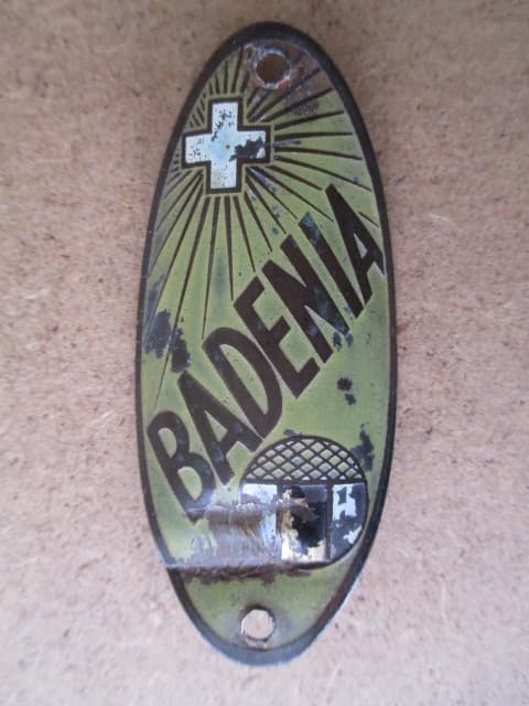 Badenia Velo Steuerkopf CH Schild Emblem