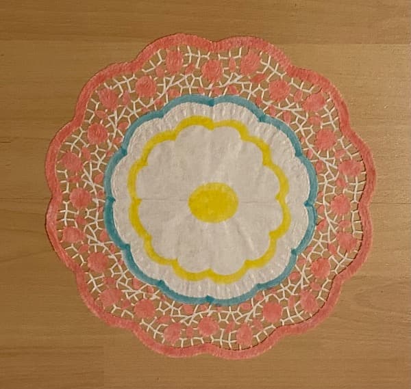 Farbiges Mandala Nr. 2