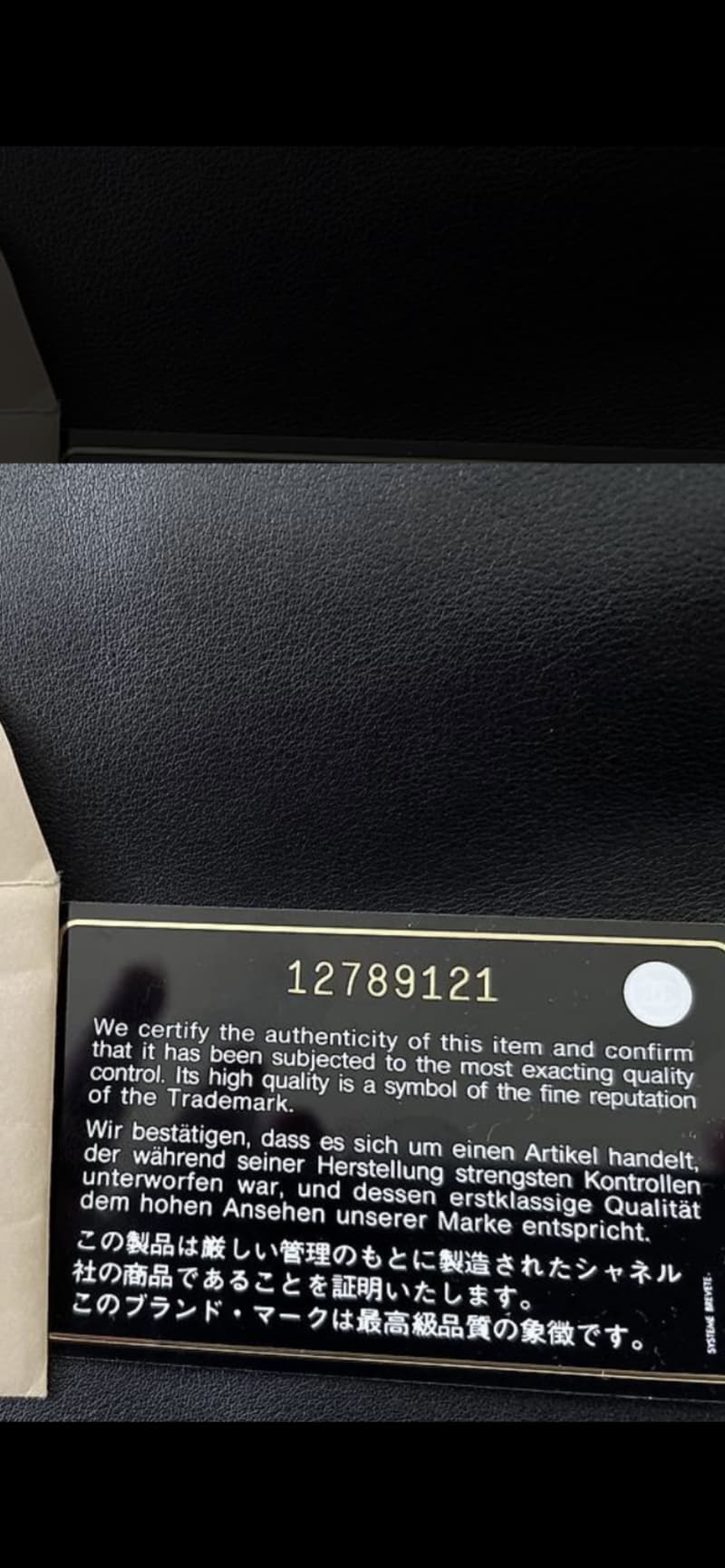 Original Chanel tasche