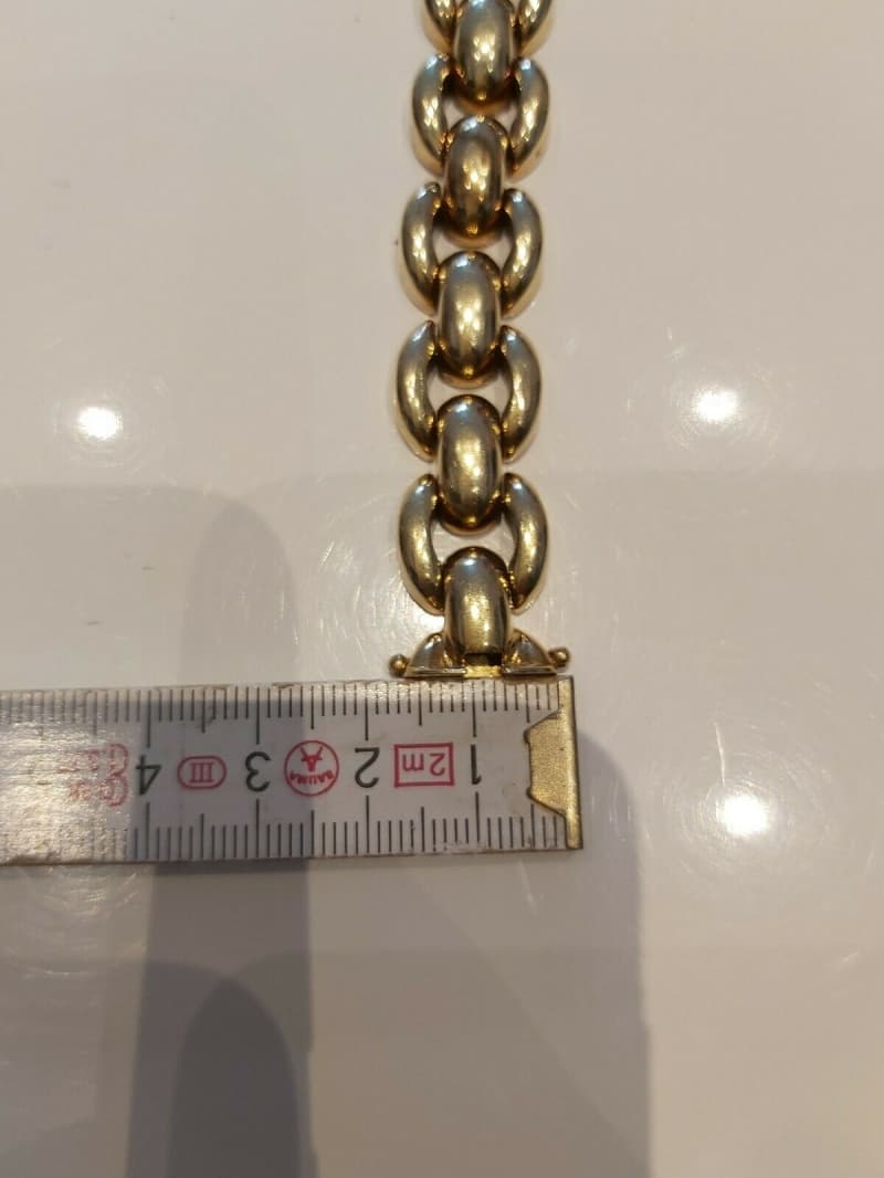 Goldarmband Gold 585 14k Massiv ca.19,5cm 33-34 g