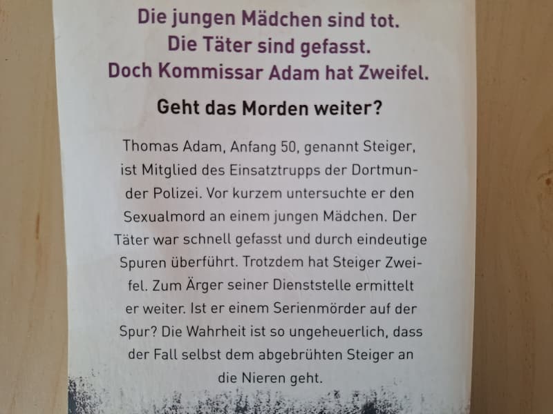 Splitter im Auge. Kriminalroman