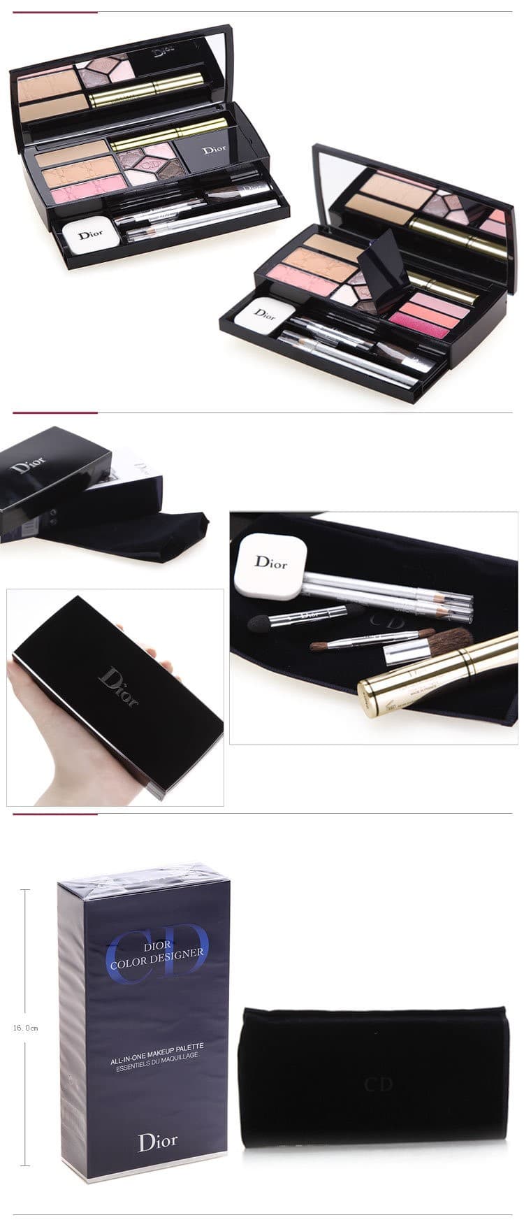 Christian Dior All in One Makeup Set Palette Reisen Ferien Set