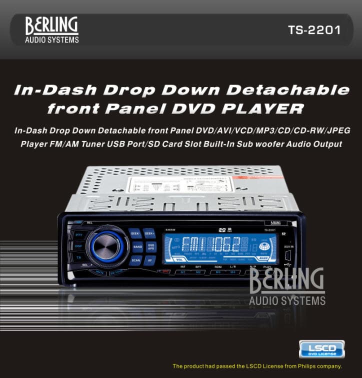 DVD-VCD-CD-DIVX-ESP-Player Autoradio DVD