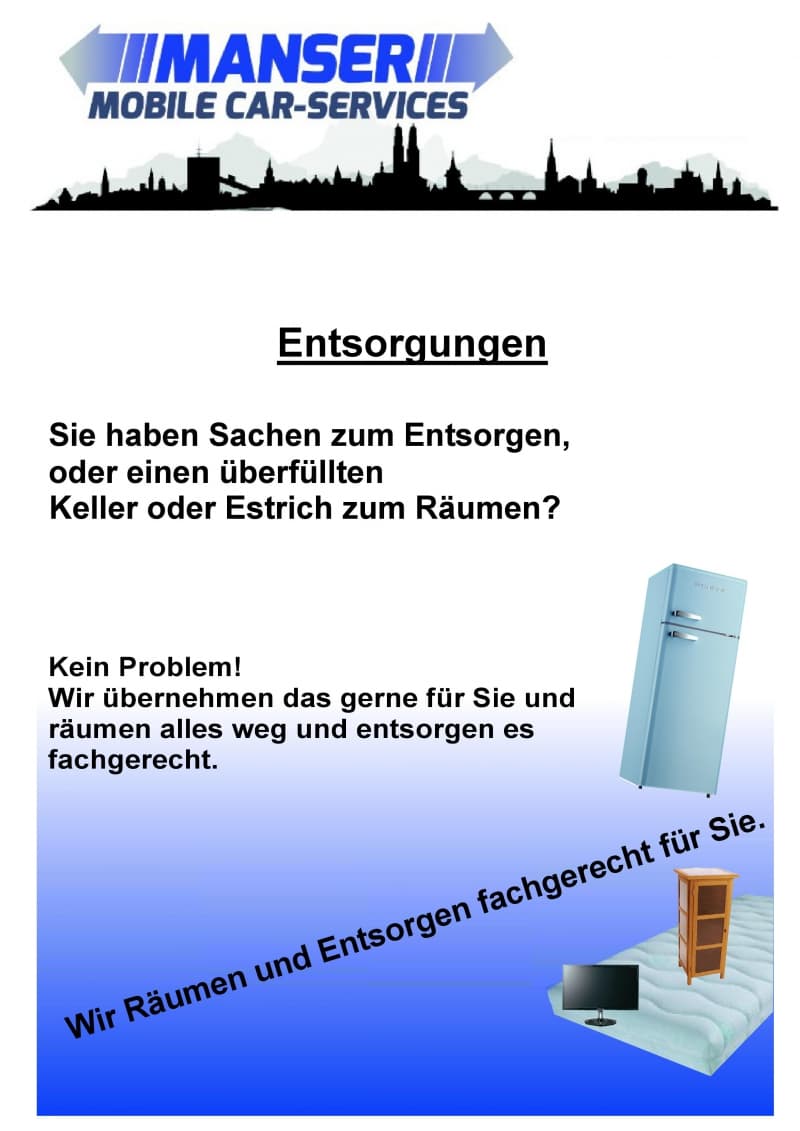 Kurier Räumung Entsorgung bei Umzug