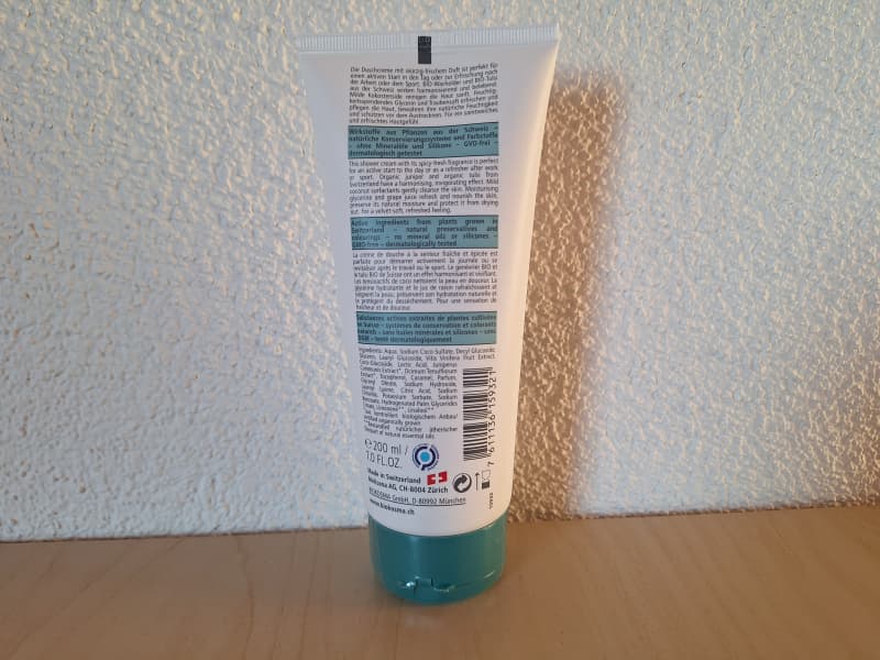 BIOKOSMA Shower Cream Wacholder Tulsi Bio 200ml, NEU & OVP