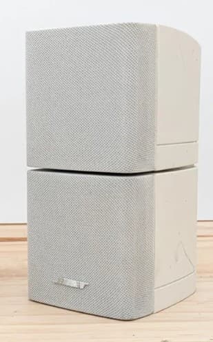 Bose Doppel-Cube Lautsprecher 5 Stück, weiss mit Halterung