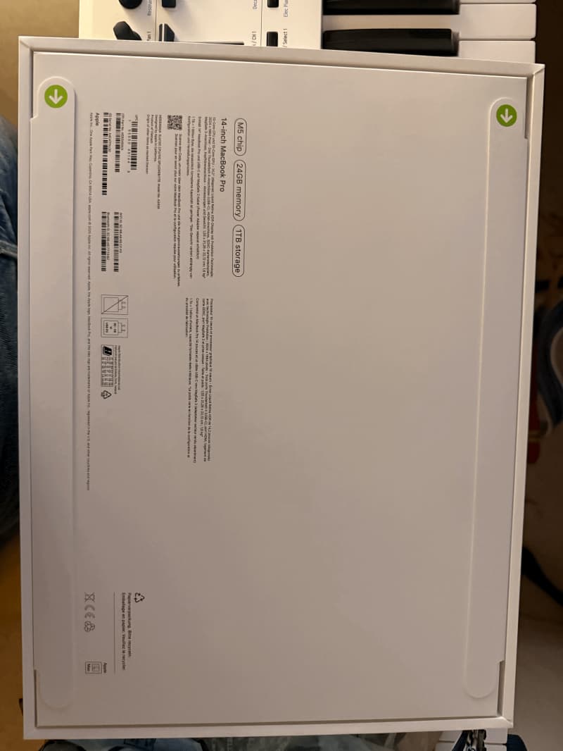 MacBook pro M5
