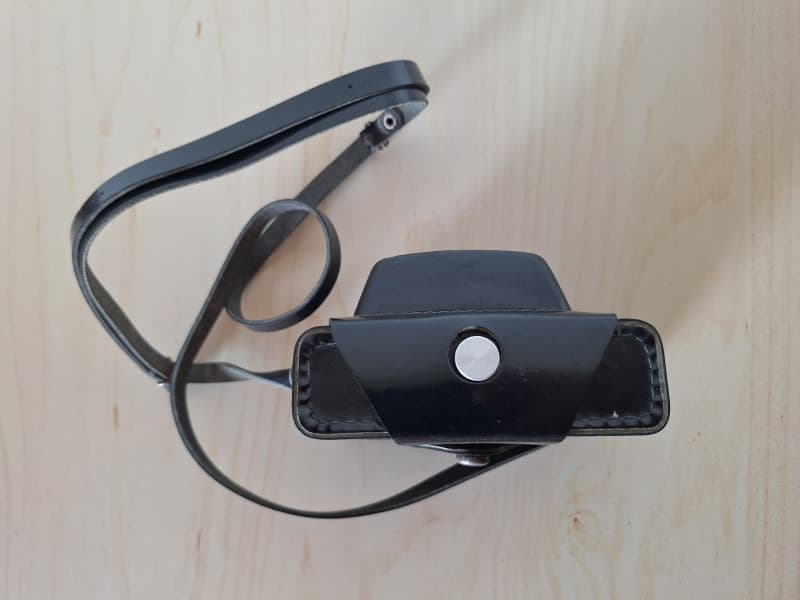 35-mm-Filmkamera Smena 8M mit Leder-Etui original
