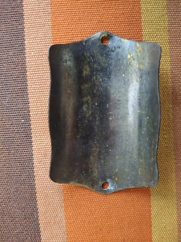 Altes Allegro Steuerkopf CH Schild 1950