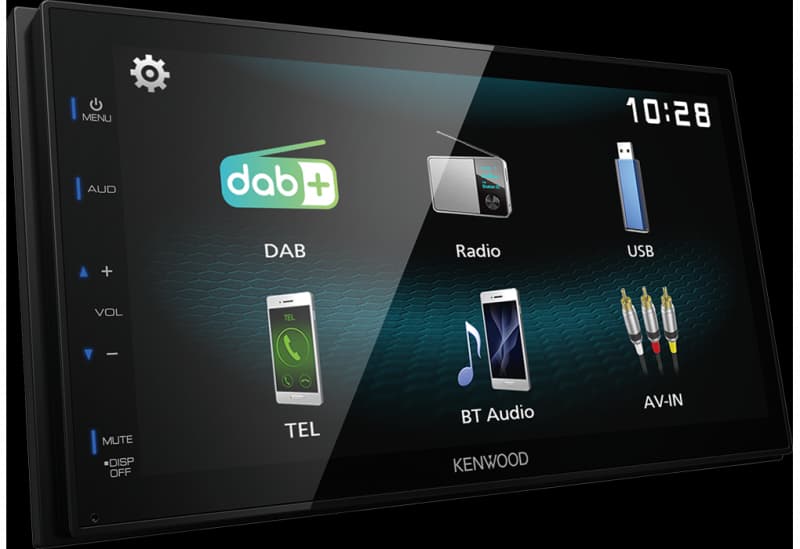 DMX125 DAB Doppel Din Kenwood Neu DAB+ VGA Monitor