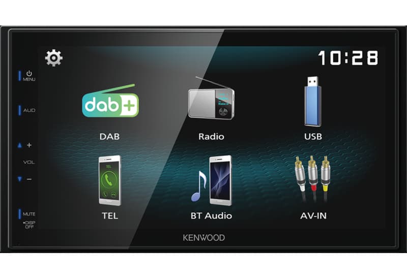 DMX125 DAB Doppel Din Kenwood Neu DAB+ VGA Monitor