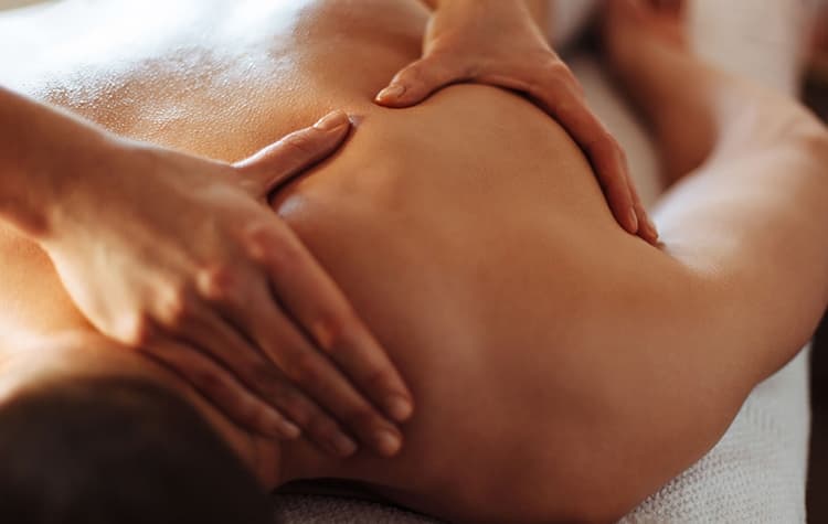 Wohltuende Körper Massage