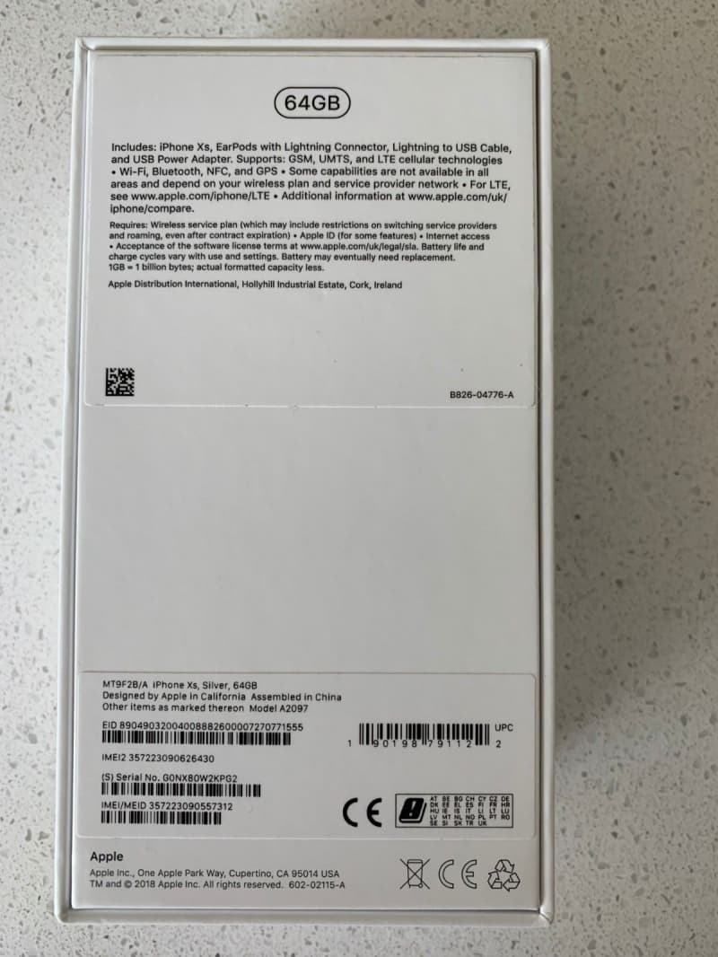 iPhone XS Max 64 GB. Mit Plus Europa.