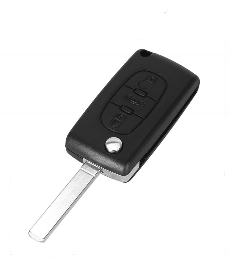 Gehäuse, Hülle, Autoschlüssel für Citroen & Peugeot 3 Tasten