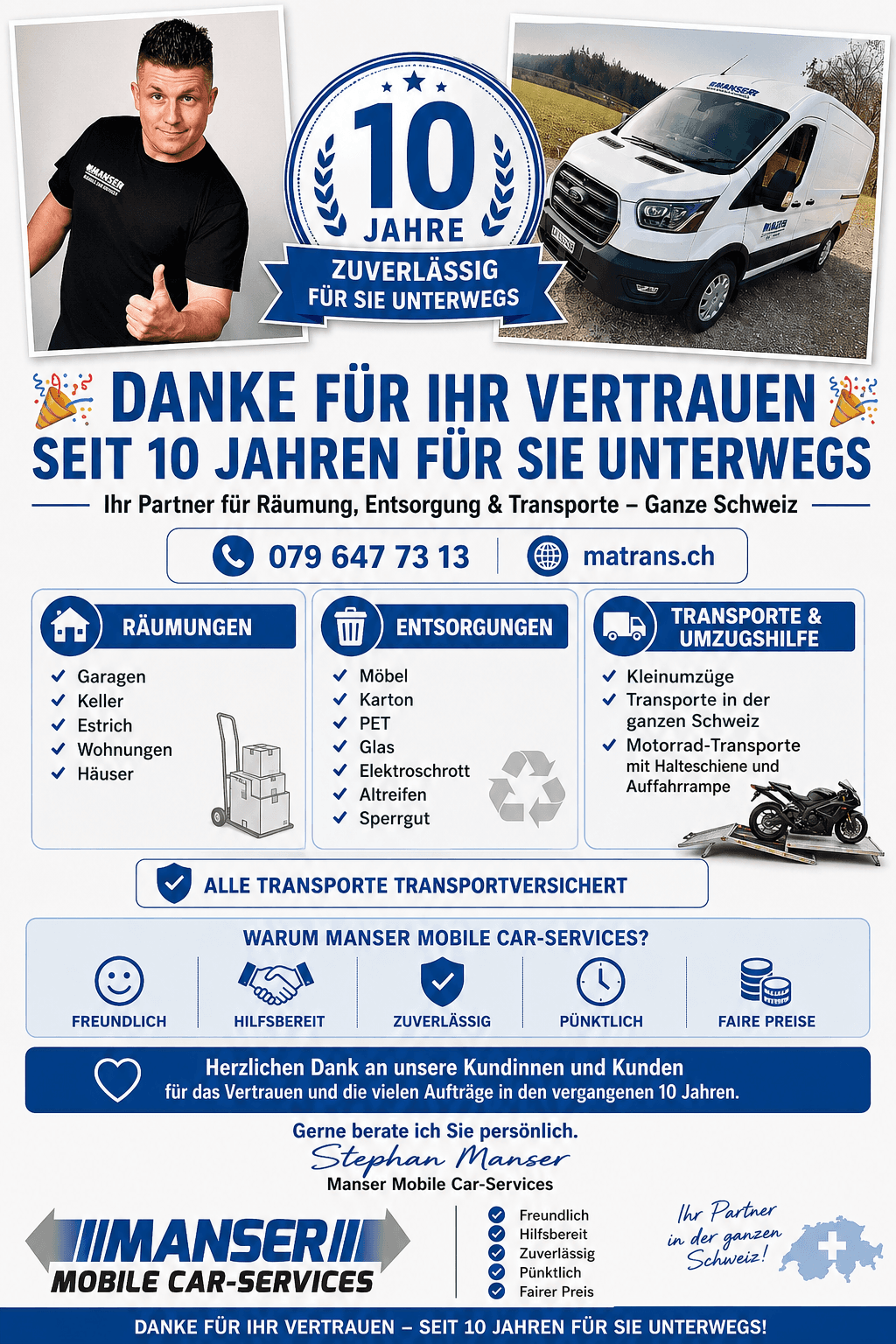 Aufräumen , Entrümpeln , Entsorgen ? Transportieren ? 079 647 73 13 (Ganze CH)