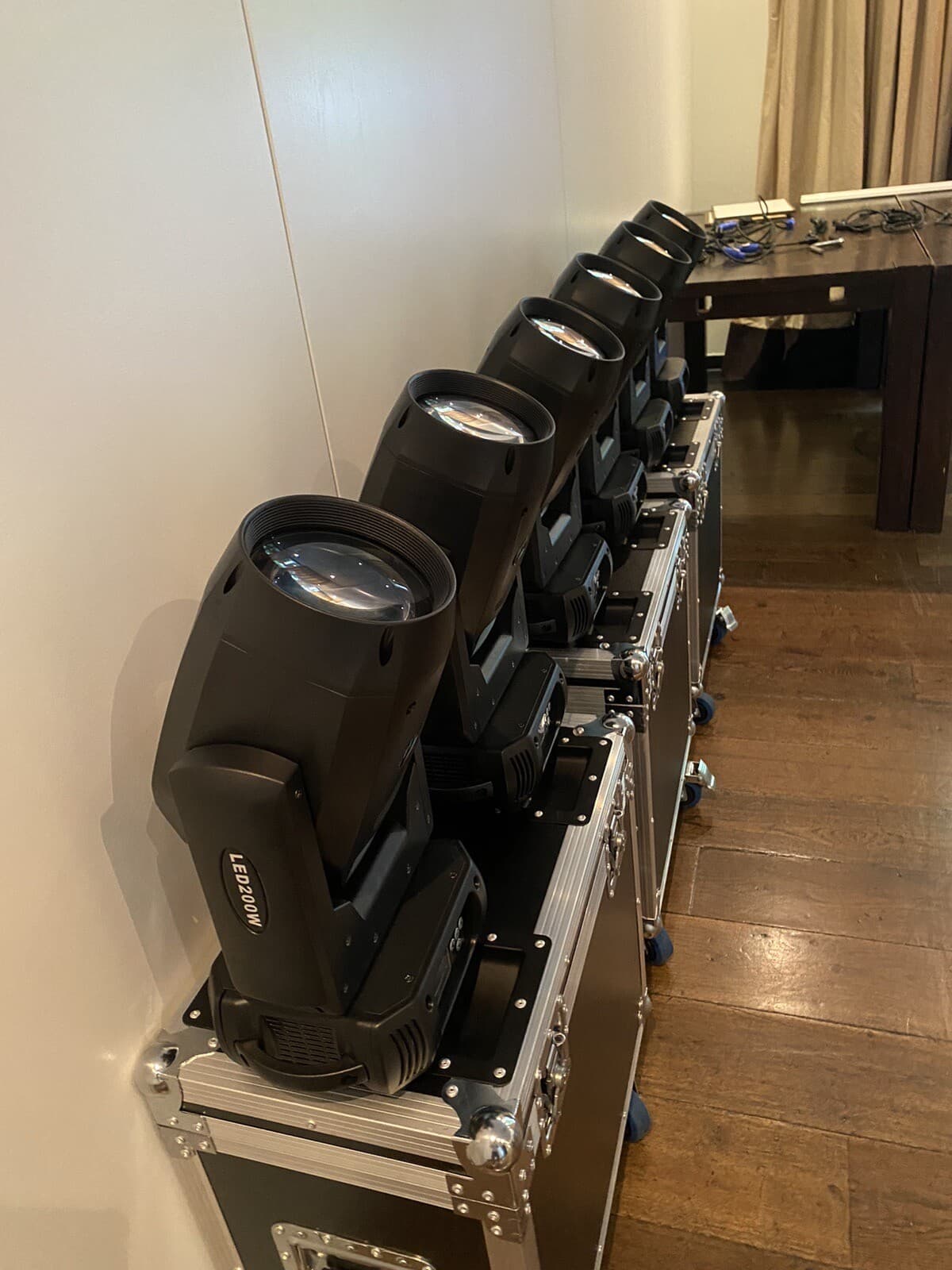 200W LED Beam Moving Head Set