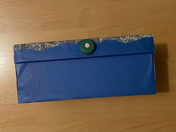 Dunkelblaue Deko Box
