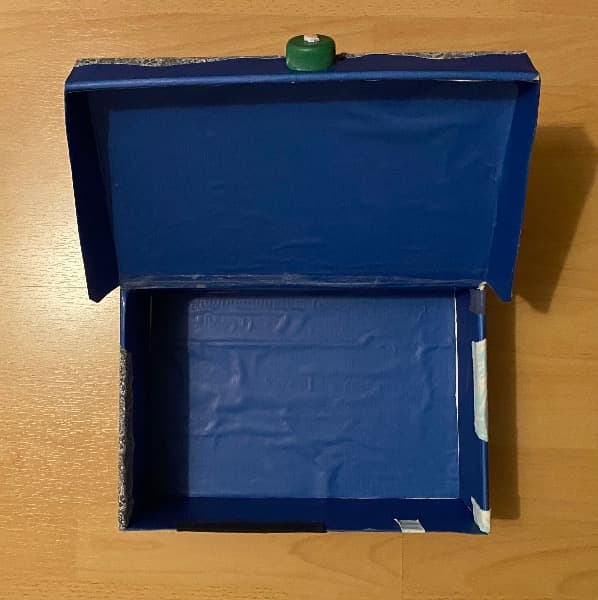 Dunkelblaue Deko Box