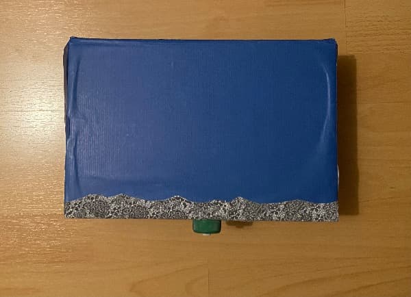 Dunkelblaue Deko Box