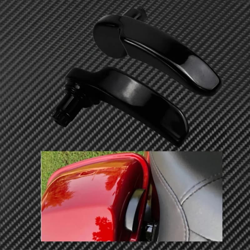Neue schwarze Satteltaschenheber für Harley Davidson Touring