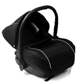 Trio-Set: Kinderwagen "Lucky" mit Babyschale schwarz, FABRIKNEU