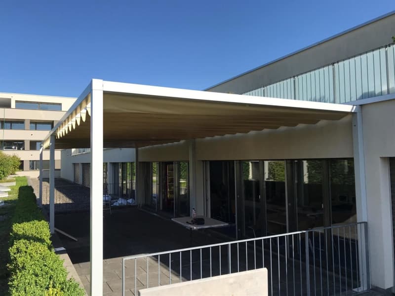 Pergola, Faltpergola Grossformat 4x10m