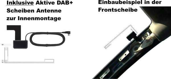 Antenne DAB+ Neu Kenwood Klebescheiben Antenne Neu