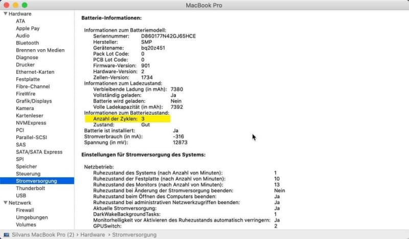 MacBook Pro Retina 15" mit 500GB SSD