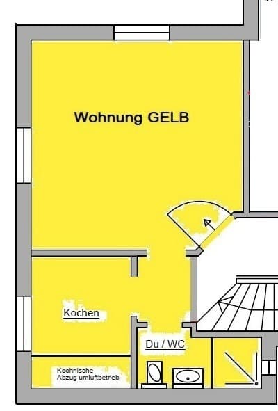 1.5 Zimmer-Apartment, Zentrum St. Gallen