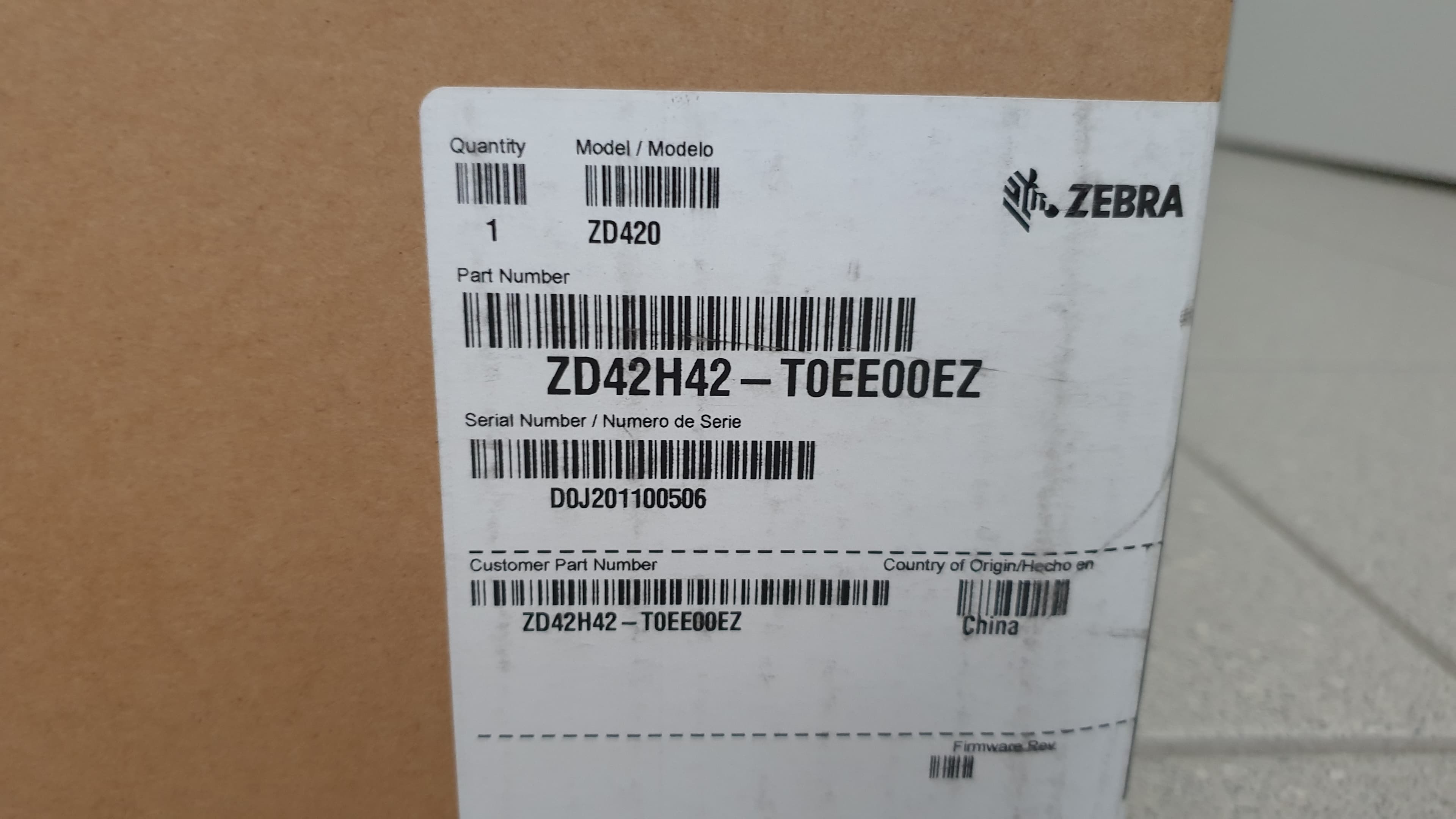 ZEBRA ZD42H42 - T0EE00EZ (Neu)