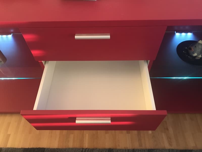 Sideboard "Angelo" Rubinrot