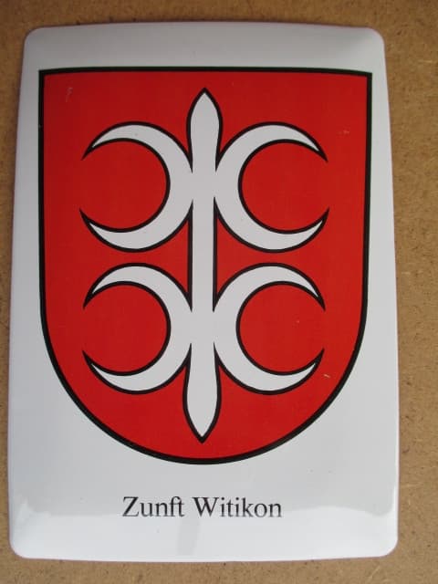 Sächsiilüüte Zunftwappen Witikon 1980
