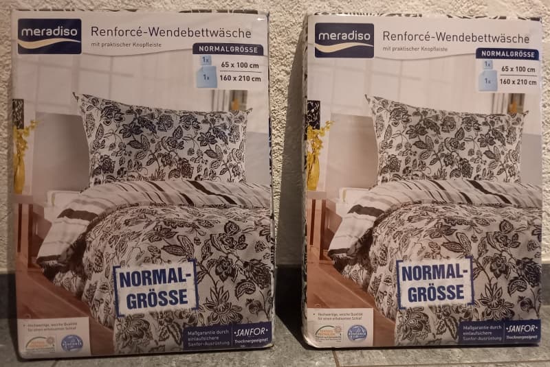 Meradiso Renforce Wendbettwäsche in OVP / WEIHNACHTSGESCHENK