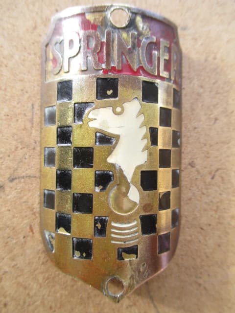 Springer Velo Steuerkopf CH Schild Emblem