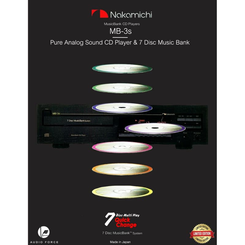 NAKAMICHI - MB-3s Musik Bank 7 en CD Player inkl. Fernbedienung i
