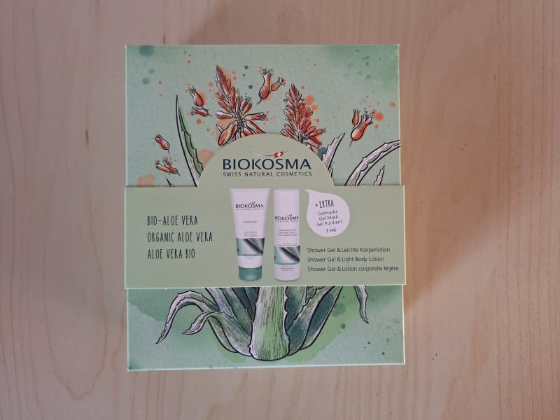 BIOKOSMA Geschenkset ALOE VERA BIO + EXTRA Bonus, NEU & OVP