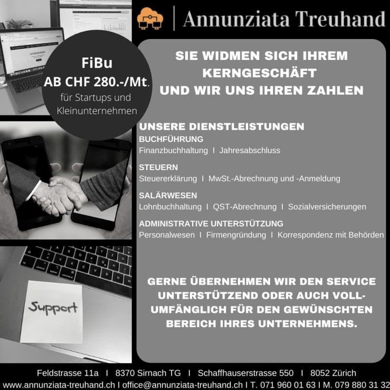 Buchhaltung zu fairen Preisen