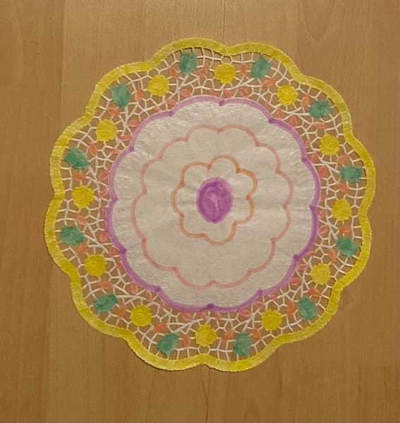 Farbiges Mandala Nr. 7