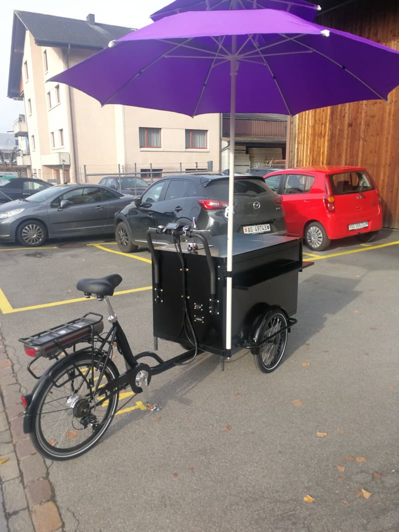 Fahrrad , Velo , Bike für Imbiss , Food