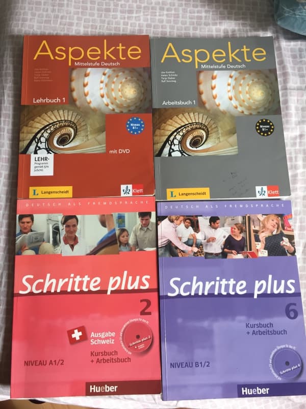Sprach lernen: Deutsche Bücher, A1- B1 Plus, German books