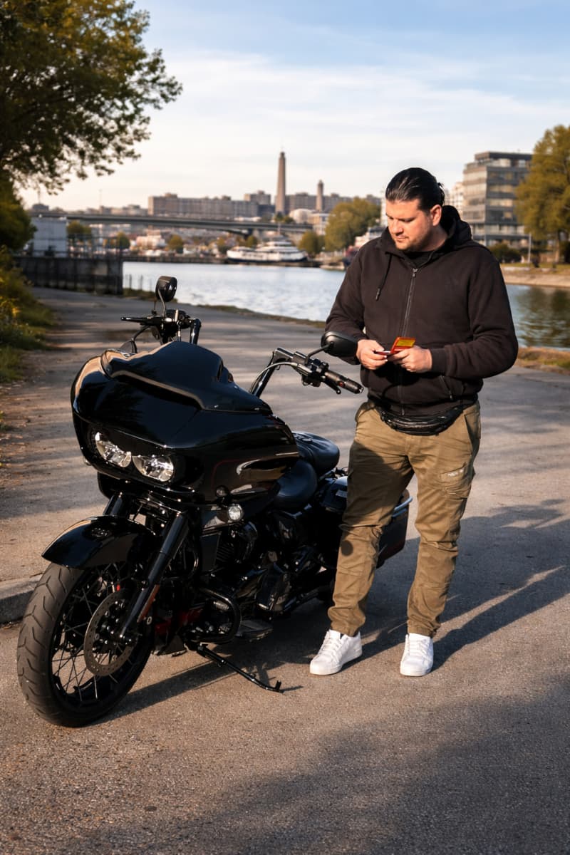 Ich erfülle Träume und nehme dich mit meiner Harley mit