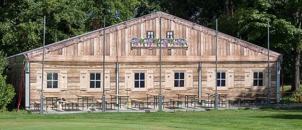 Bierzelt Hüttenzelt Hüttenzauber Chalet VIP Zelt Dome Alphütte