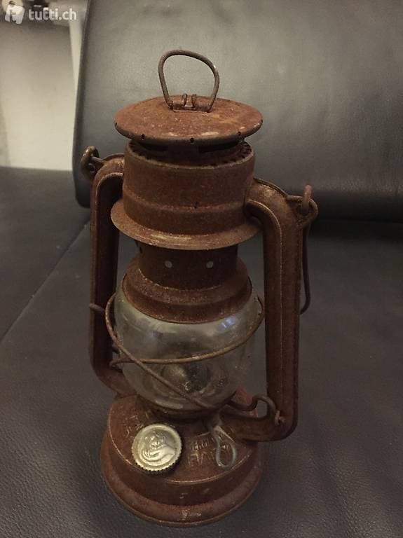 Antike Petrollampe Original Feuerhand Baby 275